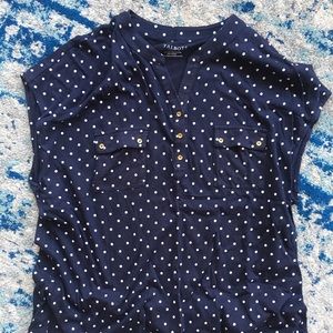 Talbots cotton blouse